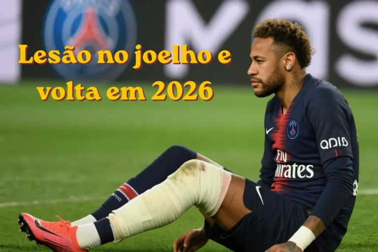 Lesão no joelho e volta em 2026